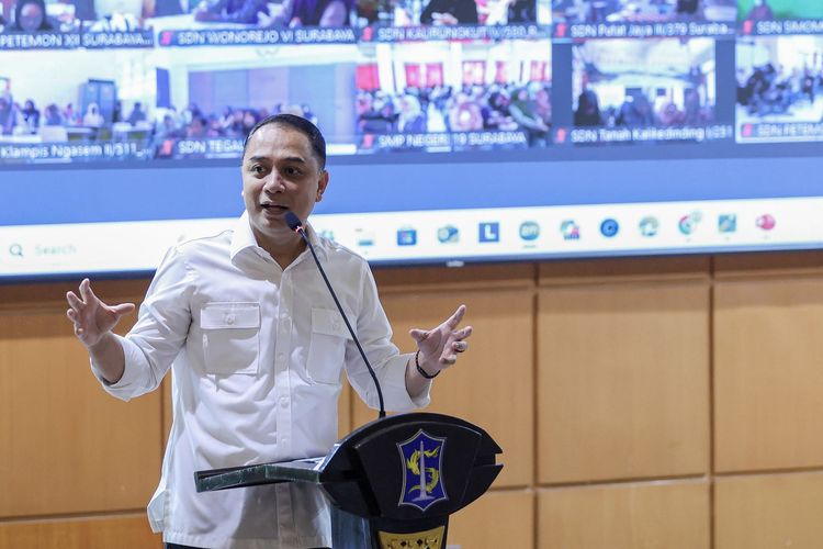 Wali Kota Surabaya, Eri Cahyadi, Senin (21/7/2025).