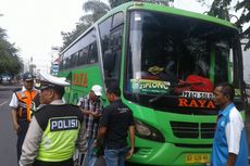 8 Bus AKDP di Solo Ditilang karena Melanggar Jalur