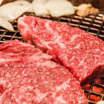 Ilustrasi kobe beef atau daging sapi kobe dari Jepang.