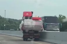 Viral, Video Truk Meluncur Tanpa Sopir di Tol Kalikangkung, Ini Penyebabnya