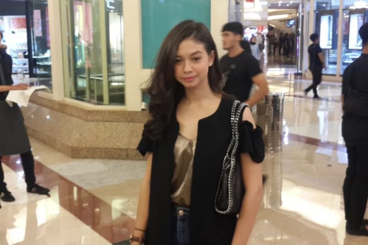 Yuki Kato berpose di Pondok Indah Mal, Jakarta Selatan, Kamis (21/2/2019).