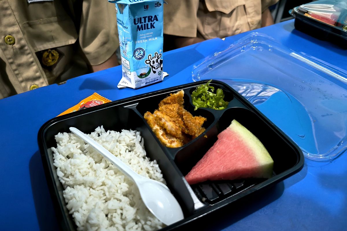 Ayam Katsu dan Selada Jadi Menu Uji Coba Makan Bergizi Gratis di Tangsel, Pagunya Rp 12.000