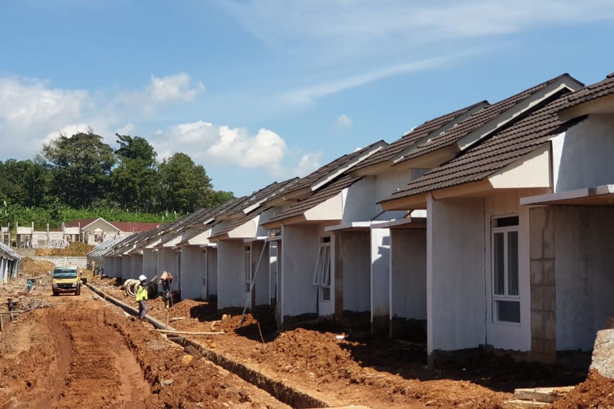 Rumah khusus (rusus) warga terdampak Bendungan Kuningan.