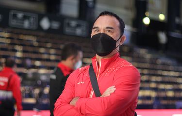 Kepala Bidang Pembinaan dan Prestasi PP PBSI saat menyampaikan agenda seleksi Nasional (Seleknas) yang dimulai pada 10 hingga 15 Januari 2022.