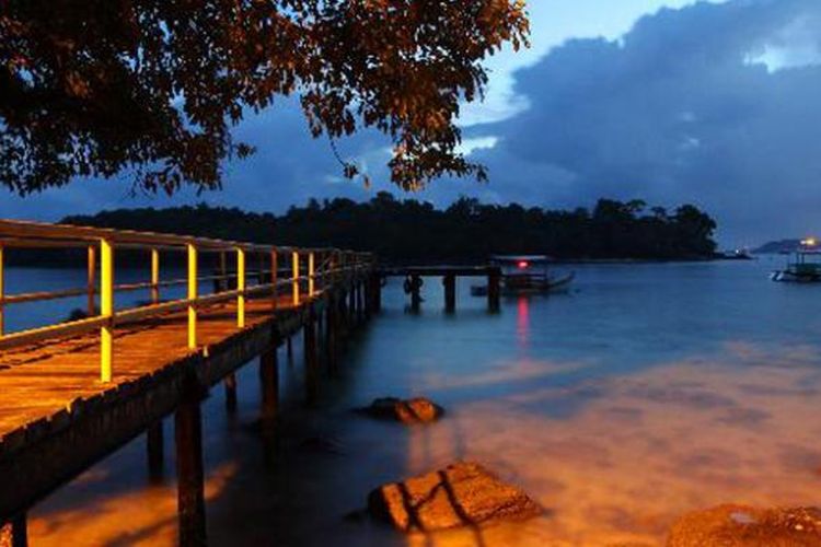 Pagi di pantai Iboih.