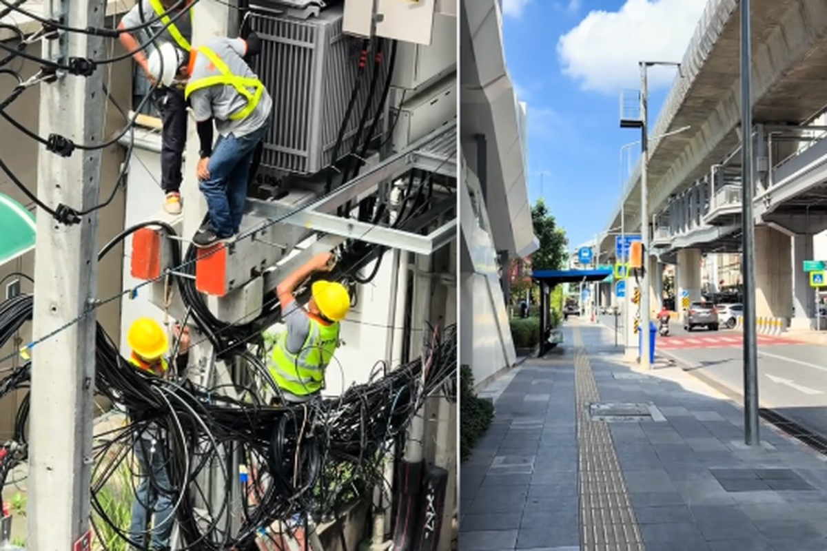 Bangkok Percepat Proyek Kabel Bawah Tanah, Target 317,3 Km Rampung 2032
