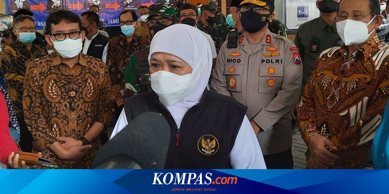 Khofifah Minta Protokol Kesehatan dan Vaksinasi Digencarkan meski Kasus Covid-19 Melandai - Vimarsana News