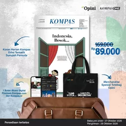 [LIMITED] Koran Kompas Edisi Sumpah Pemuda + Merchandise + Akses Premium Kompas ONE