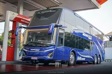 Bus Tingkat Pertama Pakai Sasis Scania K450CB Resmi Meluncur