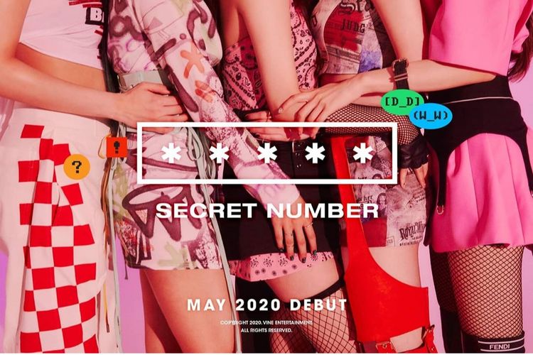 Girlband Secret Number debut.