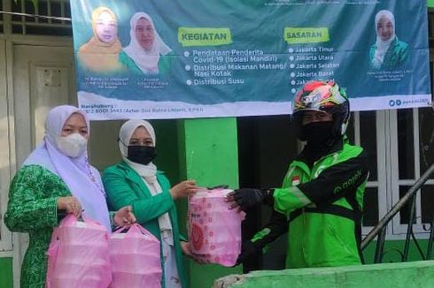 PC Fatayat NU Jaksel Bagikan 200 Paket Makanan untuk Pasien Covid-19 Isoman