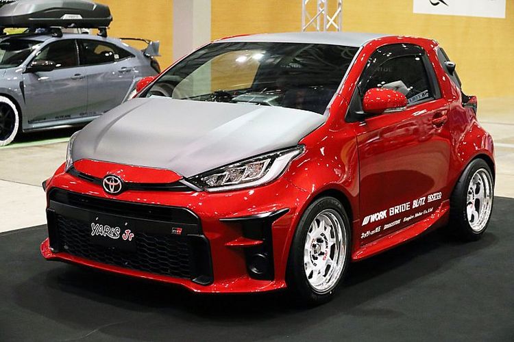 Toyota Yaris Jr hasil modifikasi sekelompok mahasiswa di Jepang