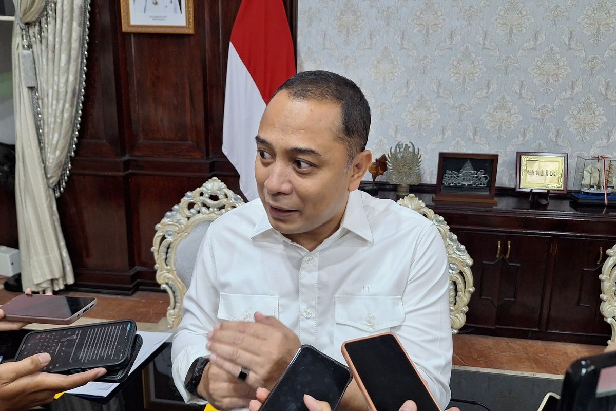 Wali Kota Surabaya, Eri Cahyadi, Minggu (9/3/2025).
