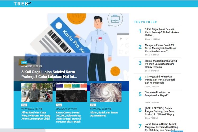 Populer Tren Solusi 3 Kali Gagal Lolos Seleksi Kartu Prakerja Cara Deteksi Dini Happy Hypoxia Halaman All Kompas Com