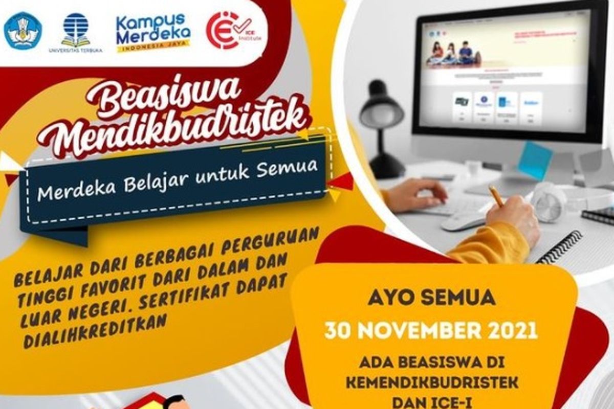 Kemendikbud Buka Beasiswa Kuliah Merdeka Belajar, Mahasiswa Yuk Daftar