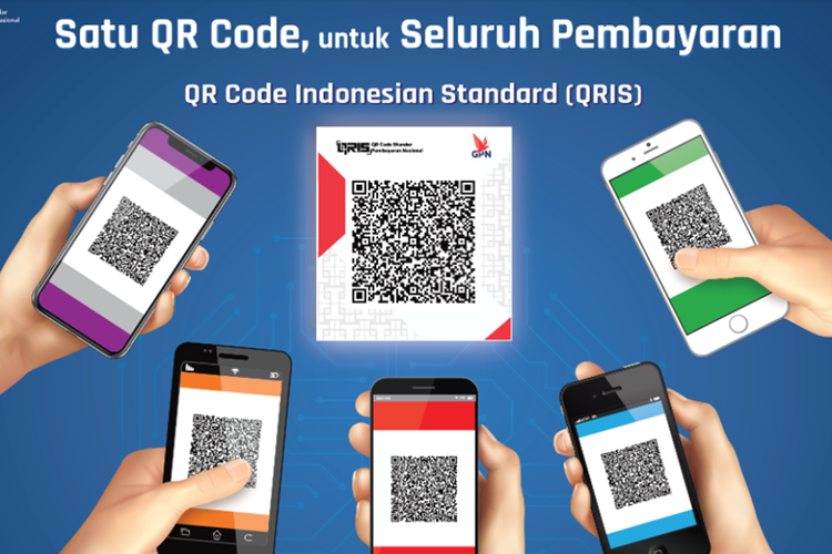 Tangkapan layar laman Bank Indonesia (BI) yang menjelaskan QR Code Indonesian Standard (QRIS).