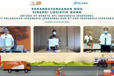 Tiga BUMN Sepakat Kerja Sama Integrasi di Bidang Layanan Logistik