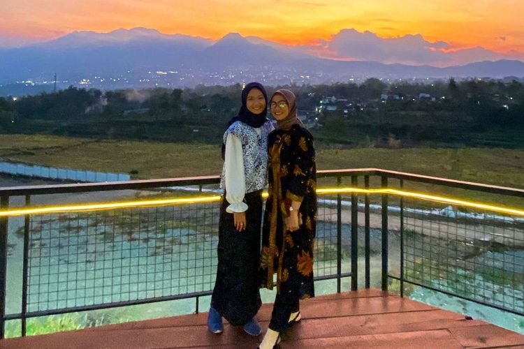 Panorama sunset di Malang Skyland, obyek wisata baru di Kota Malang, Jawa Timur