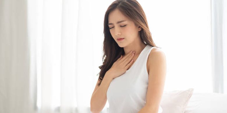 ilustrasi cara mencegah silent reflux atau laryngopharyngeal reflux.