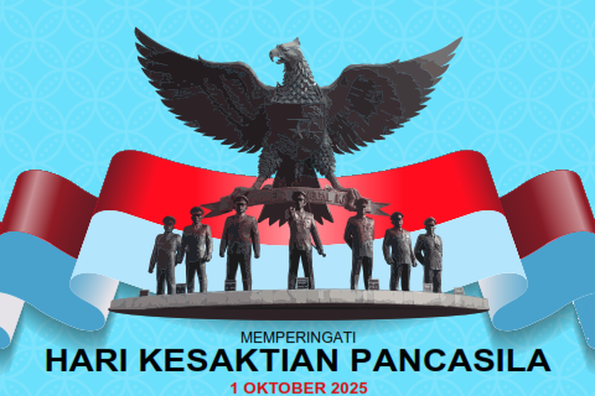 Hari Kesaktian Pancasila 2025. Poster, Twibbon, dan Ucapan Hari Kesaktian Pancasila 1 Oktober 2025