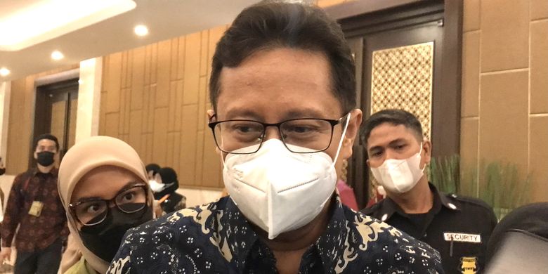 Menteri Kesehatan Budi Gunadi Sadikin saat ditemui di Hotel Sultan Jakarta, Jumat (11/11/2022)