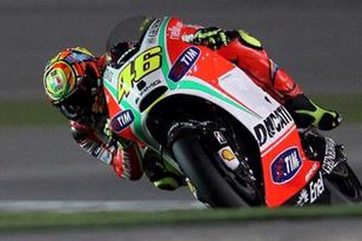 Pebalap Ducati, Valentino Rossi.