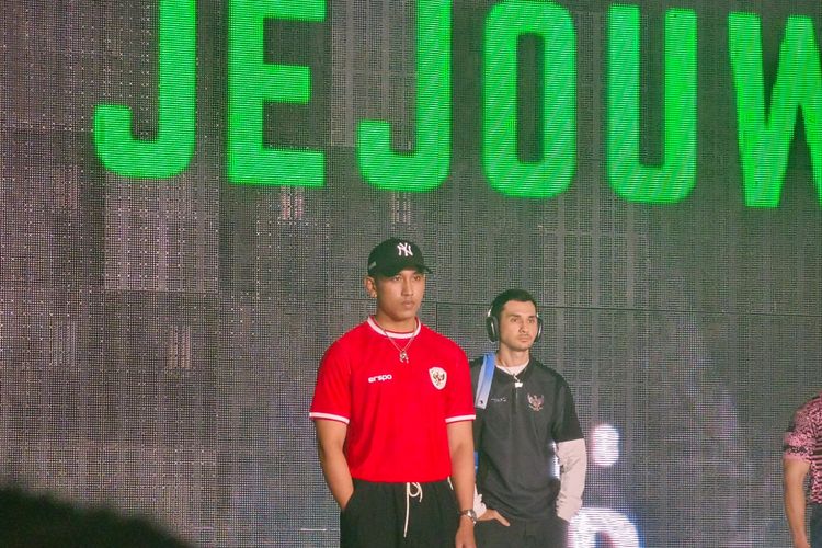 Peluncuran jersey timnas Indonesia berlangsung di Bengkel Space, SCBD, pada Senin (18/3/2024).