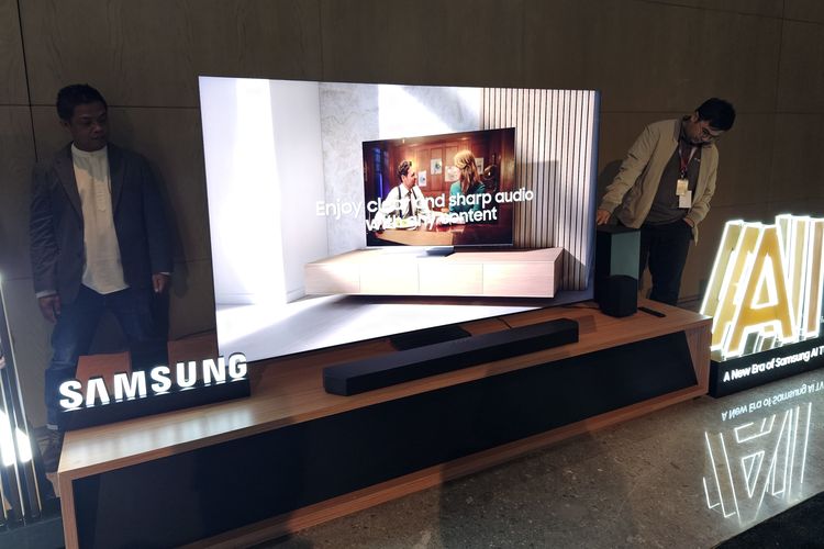 Samsung merilis seri TV Neo QLED 8K di pasar Indonesia pada Kamis (12/9/2024). Peluncuran diselenggarakan di Menteng, Jakarta Pusat.