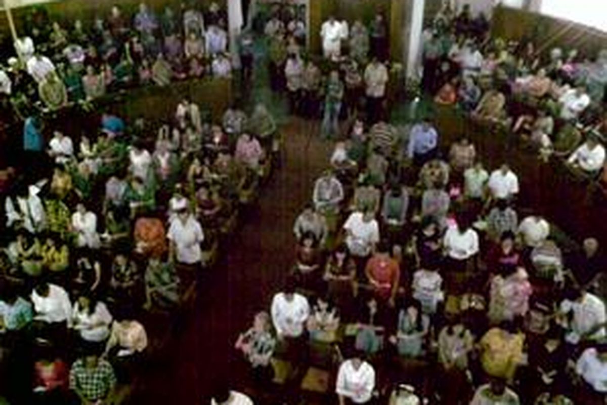 Ibadah Malam Natal di Gereja Immanuel Jakarta