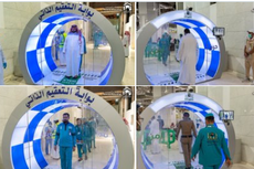 Cegah Corona, Arab Saudi Pasang Gerbang Sterilisasi di Pintu Masuk Masjidil Haram