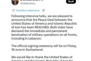 Amerika Sepakat Damai dengan Iran, Selat Hormuz Siap Dibuka 