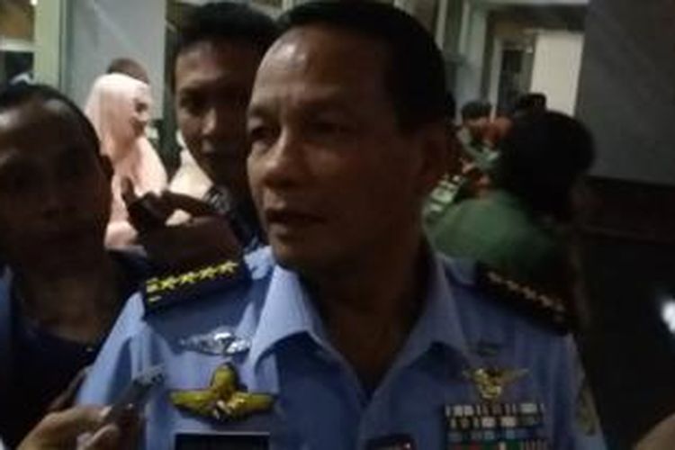 Kepala Staf TNI Angkatan Udara Marsekal Agus Supriatna, saat ditemui di Mabes TNI Cilangkap, Jakarta Timur, Selasa (7/7/2015).