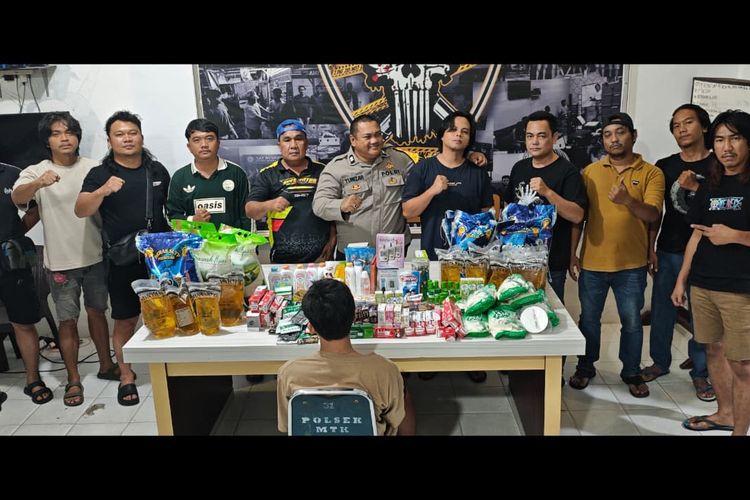 Bolak-balik Bawa Barang Rampokan Toko, Buruh Harian di Bangka Barat Ditangkap
