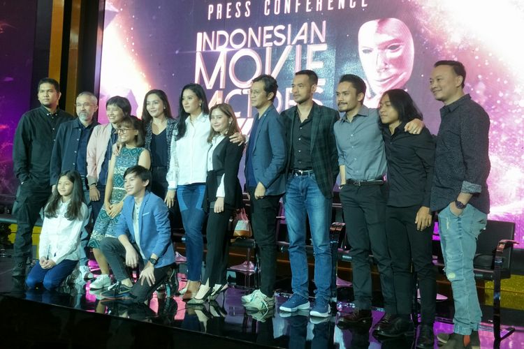 Para juri dan beberapa perwakilan nominee Indonesian Movie Actors Awards (IMAA) 2020 dalam jumpa pers di MNC Studios Kebon Jeruk, Jakarta Barat, Kamis (5/3/2020)