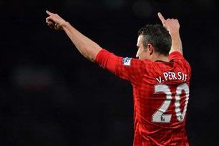 Penyerang Manchester United, Robin van Persie.