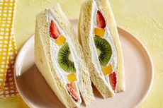 Cara Membuat Bikin Fruit Sando, Sandwich Buah ala Jepang