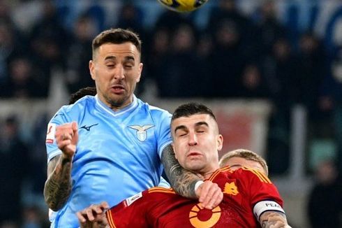 Hasil Lazio Vs Roma 1-0: Derbi Panas, 2 Kartu Merah, Si Elang ke Semifinal Coppa Italia