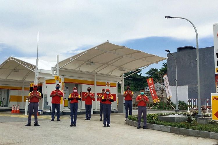 SPBU Shell Modular di kawasan Citraland, Cirebon resmi beroperasi sejak Desember 2020.