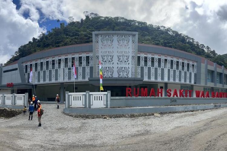 Dengan dukungan PTFI, Pemkab Mimika meresmikan RS Waa Banti di Distrik Tembagapura, Jumat (15/9/2023). 