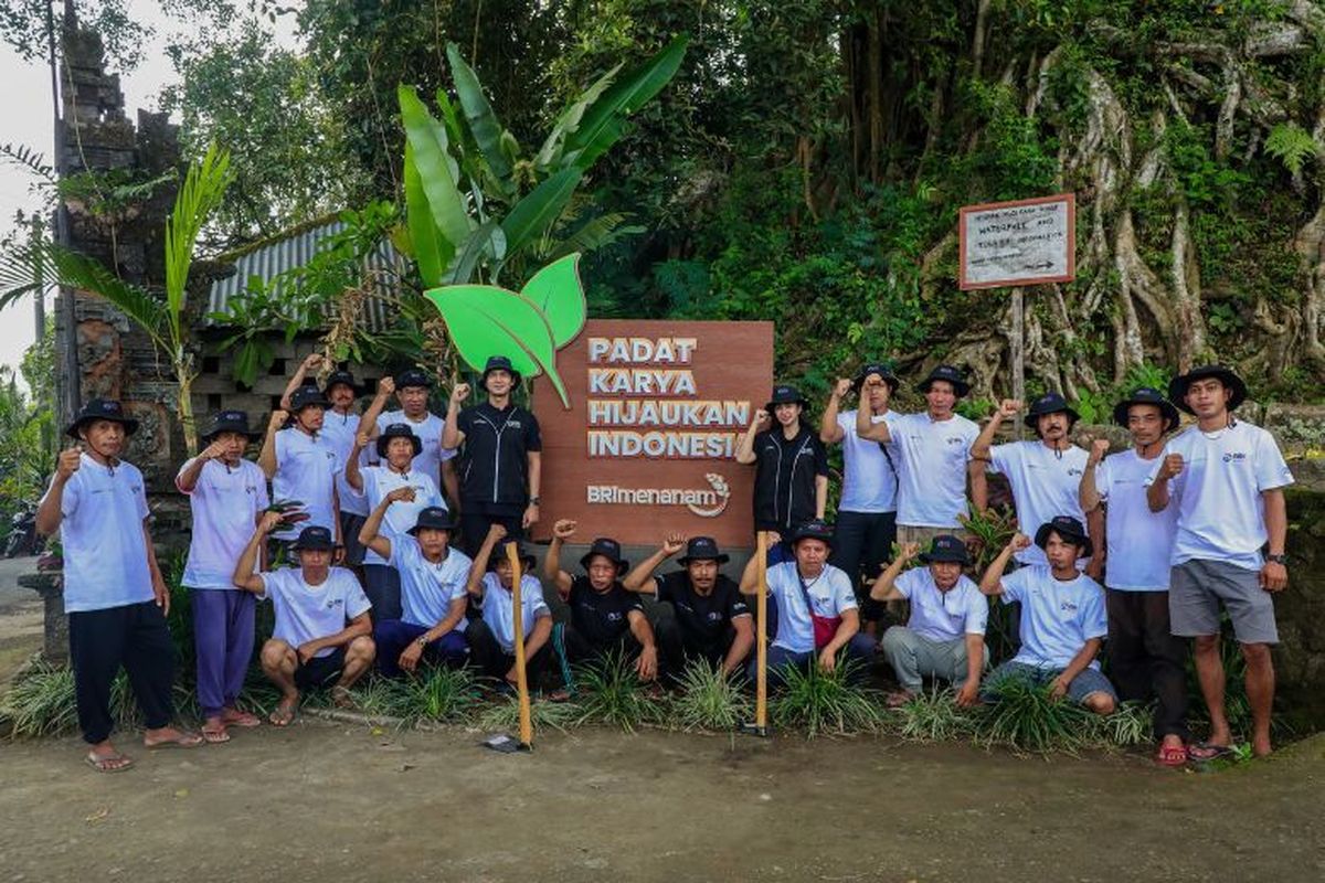 Program BRI Menanam ? Grow & Green melibatkan kelompok tani dan masyarakat lokal di Desa Kutuh, Kecamatan Kintamani, Kabupaten Bangli, Bali, Senin (25/11/2024). 