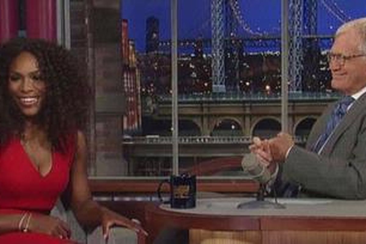 Serena Williams dan David Letterman