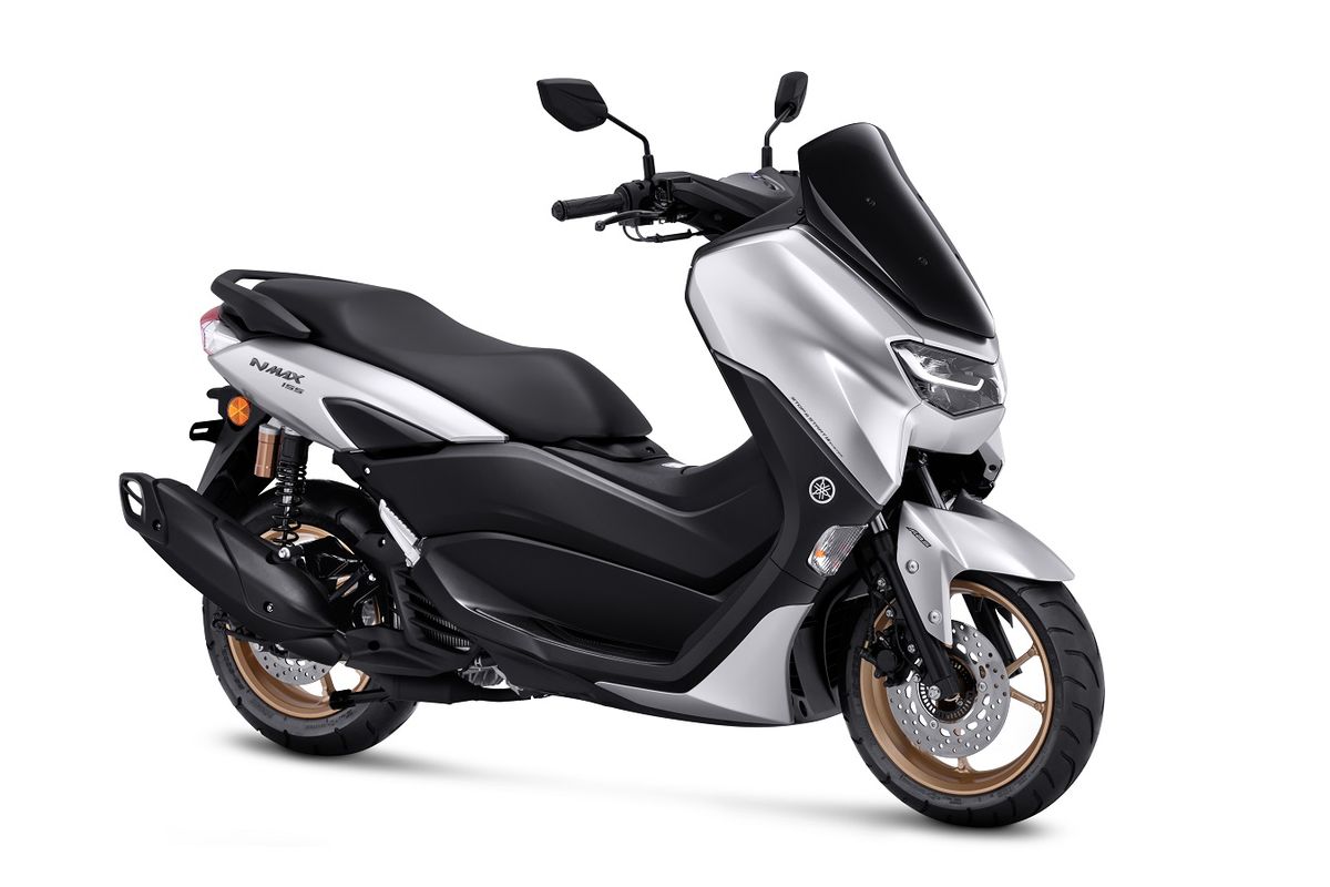 Yamaha Nmax 155 Connected/ABS warna prestige silver