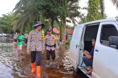 21 Lokasi TPS Pemilu di Rokan Hilir Terendam Banjir 