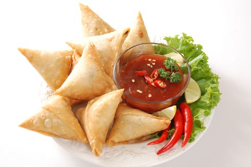 Resep Samosa Isi Daging Kambing,  Praktis Pakai Kulit Lumpia