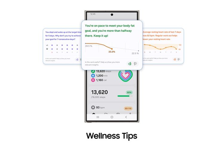 Fitur Wellness Tips di One UI 6 Watch