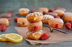 Resep Donat Panggang Isi Vla Buah, Bekal Camilan Anak di Sekolah