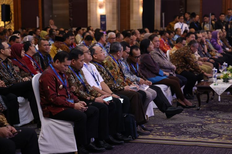 Menteri Pendayagunaan Aparatur Negara dan Reformasi Birokrasi (Menpan RB) Abdullah Azwar Anas Rapat Koordinasi Nasional P2DD 2024 di Jakarta, Senin (23/9/2024).
