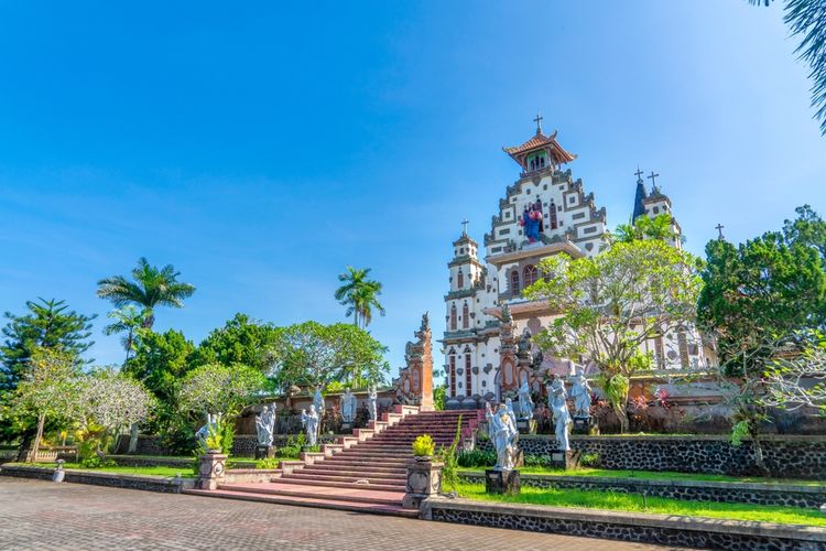 Gereja HKY Palasari, Bali salah satu gereja unik di Indonesia