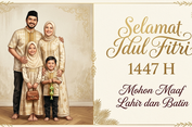 50 Pantun Ucapan Selamat Idul Fitri 1447 H, Singkat dan Menyentuh untuk Diunggah di Medsos