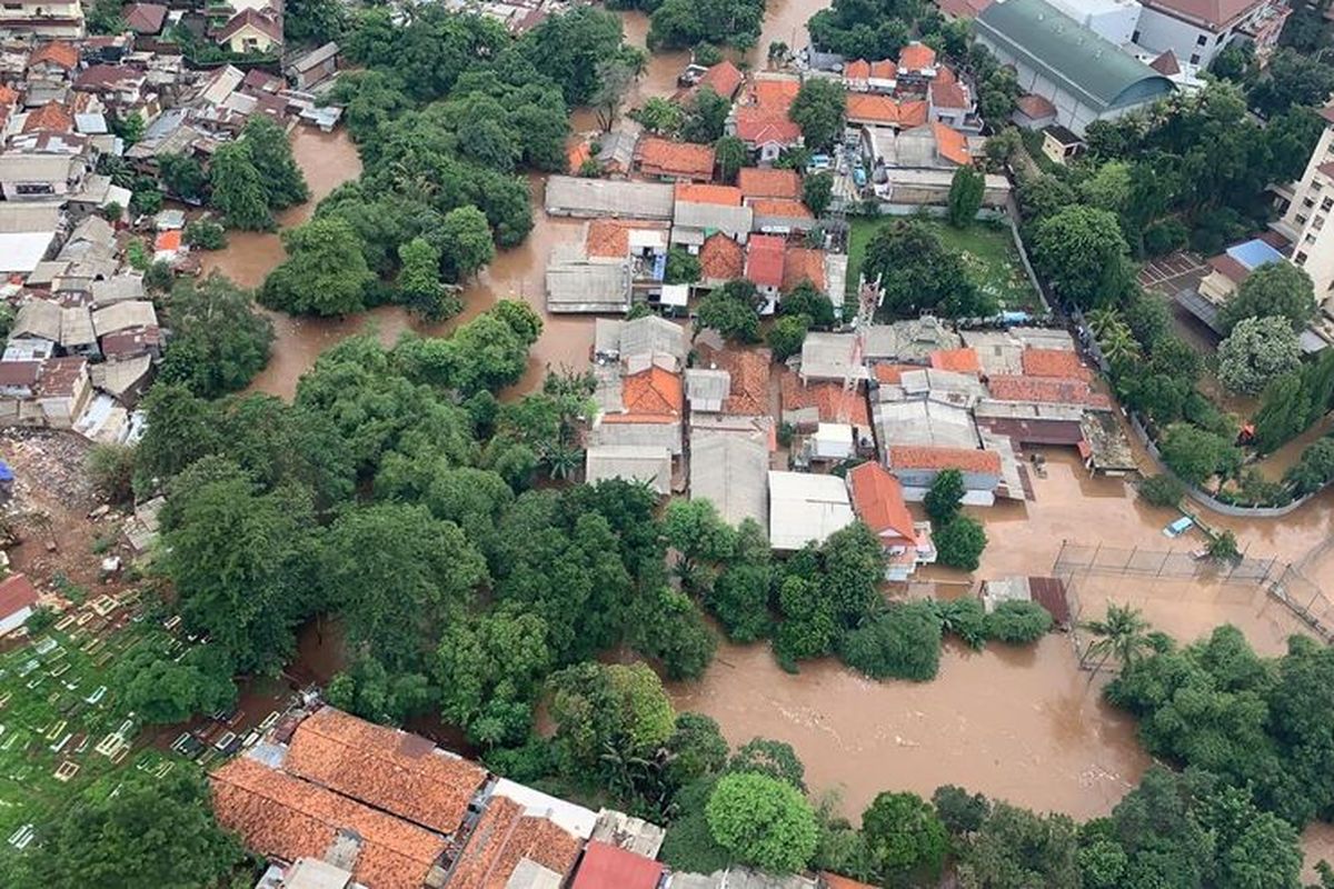 Ilustrasi banjir.

